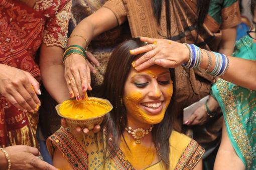 Haridra rituals in India